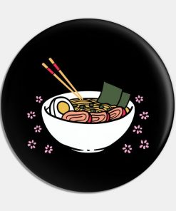 Anime & Ramen lovers noodle soup motif