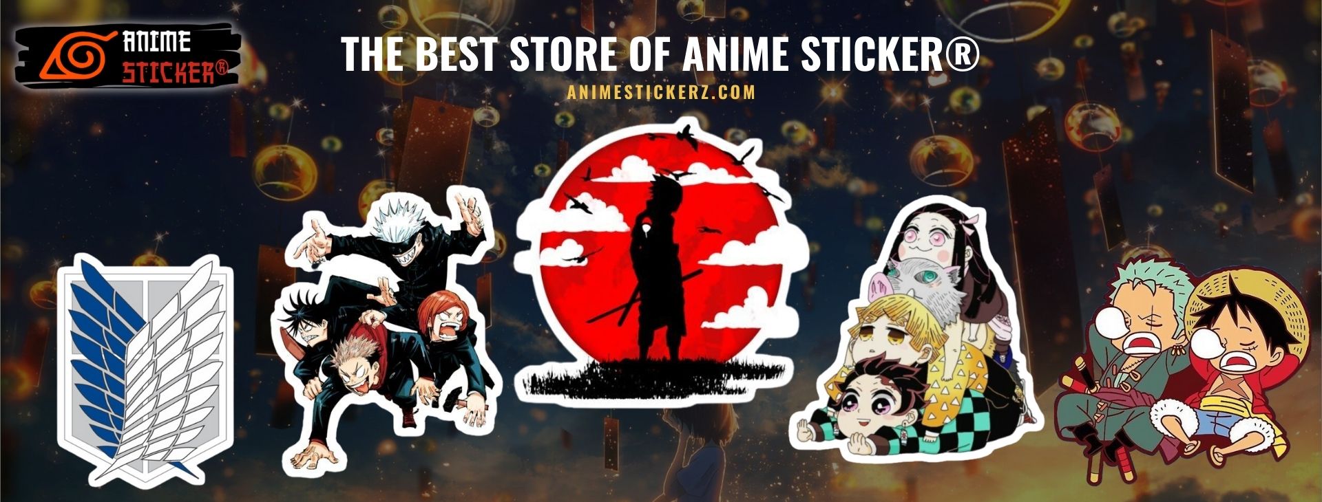 Anime Sticker Web Banner - Anime Stickerz